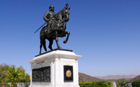 moti magri, maharana pratap memorial, udaipur, rajasthan, india